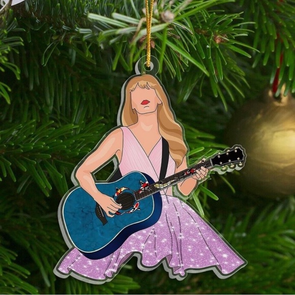 Taylor Acrylic Sun Catcher Ornament Long Live Koi Guitar Eraser Tour 🎸 🎶 🎵 - Picture 1 of 3